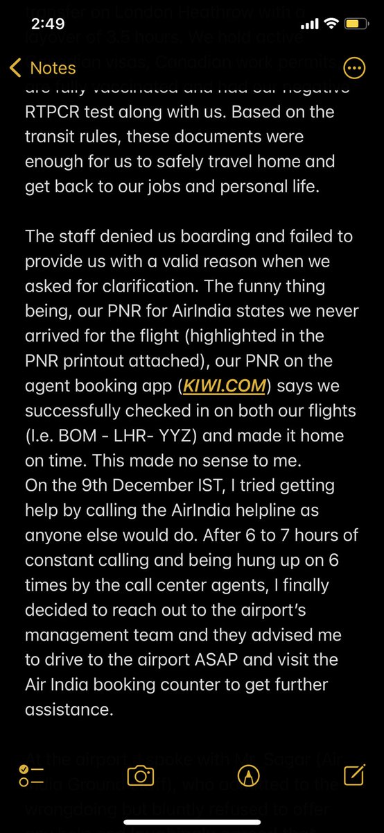 SimranThakkar12's tweet photo. @ETNOWlive @JM_Scindia @FollowCII @MoCA_GoI ATTENTION TO ANYONE BOOKING THEIR FLIGHT WITH @airindiain : I urge you to read my complaint against AirIndia in this tweet so you are well aware of the company you will be dealing with is a complete scam. @airindiain @kiwicom247 @AirCanada WE NEED OUR MONEY https://t.co/Xc1ThlSQTA