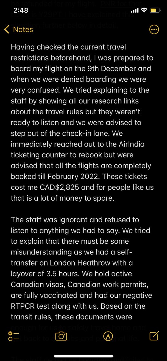 SimranThakkar12's tweet photo. @JM_Scindia @nitin_gadkari ATTENTION TO ANYONE BOOKING THEIR FLIGHT WITH @airindiain : I urge you to read my complaint against AirIndia in this tweet so you are well aware of the company you will be dealing with is a complete scam. @airindiain @kiwicom247 @AirCanada WE NEED OUR MONEY https://t.co/syw0ZrfXoA