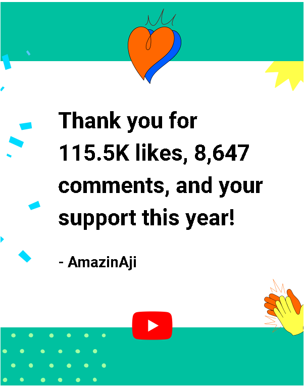 AmazinAji's tweet photo. Thank you so much for 1 Million Views 🎉 You guys are Insane 😎 https://t.co/3J62KVqyfj