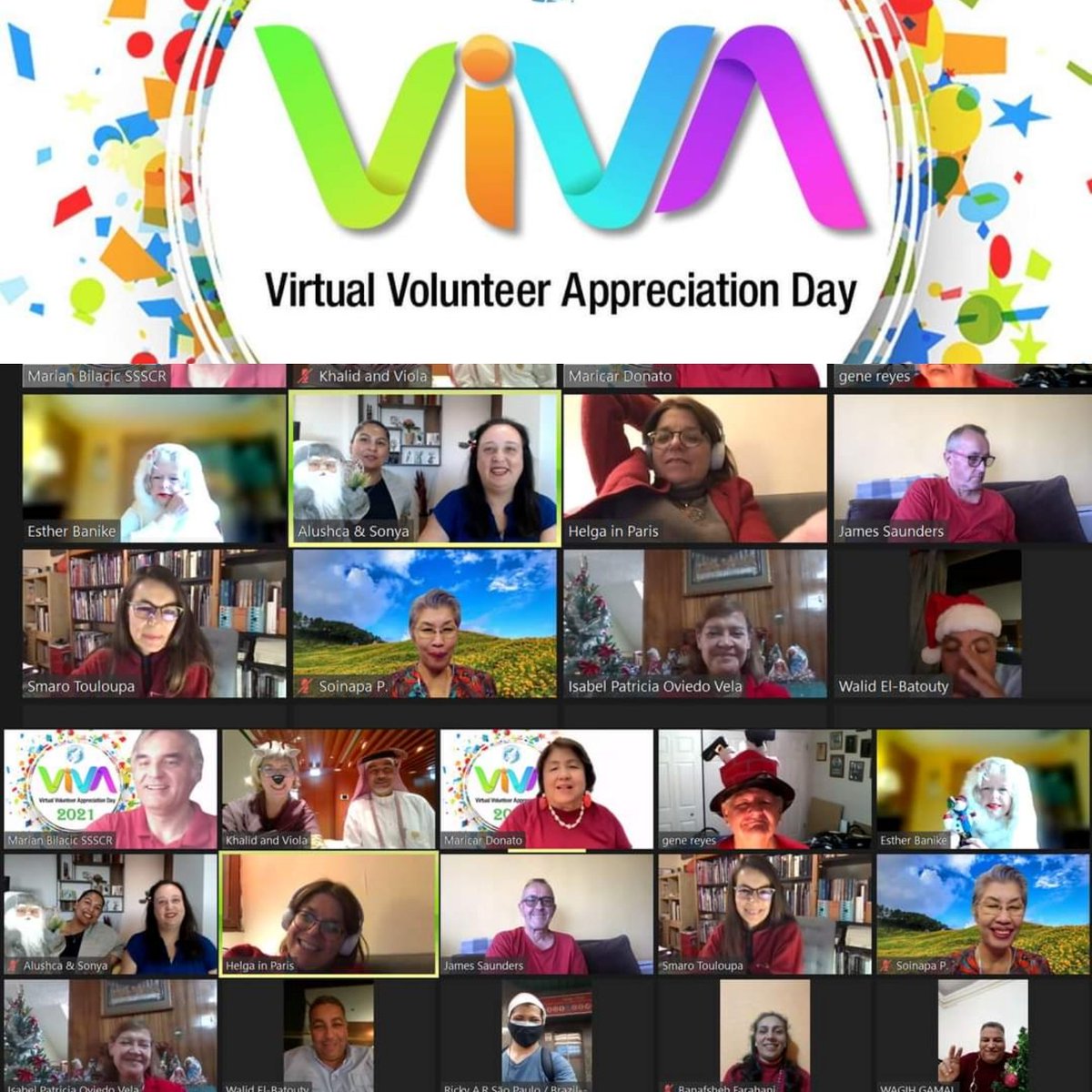 The WFTGA Area Representatives arranged and hosted a Volunteer Appreciation event for all those actively involved in the WFTGA. (The Area Reps, EXBO, Training Committee and the Global Brand Ambassadors.) 
🎉🌏💙
#wftga #wftgafamily #wftgaAReps #wftgaTraining