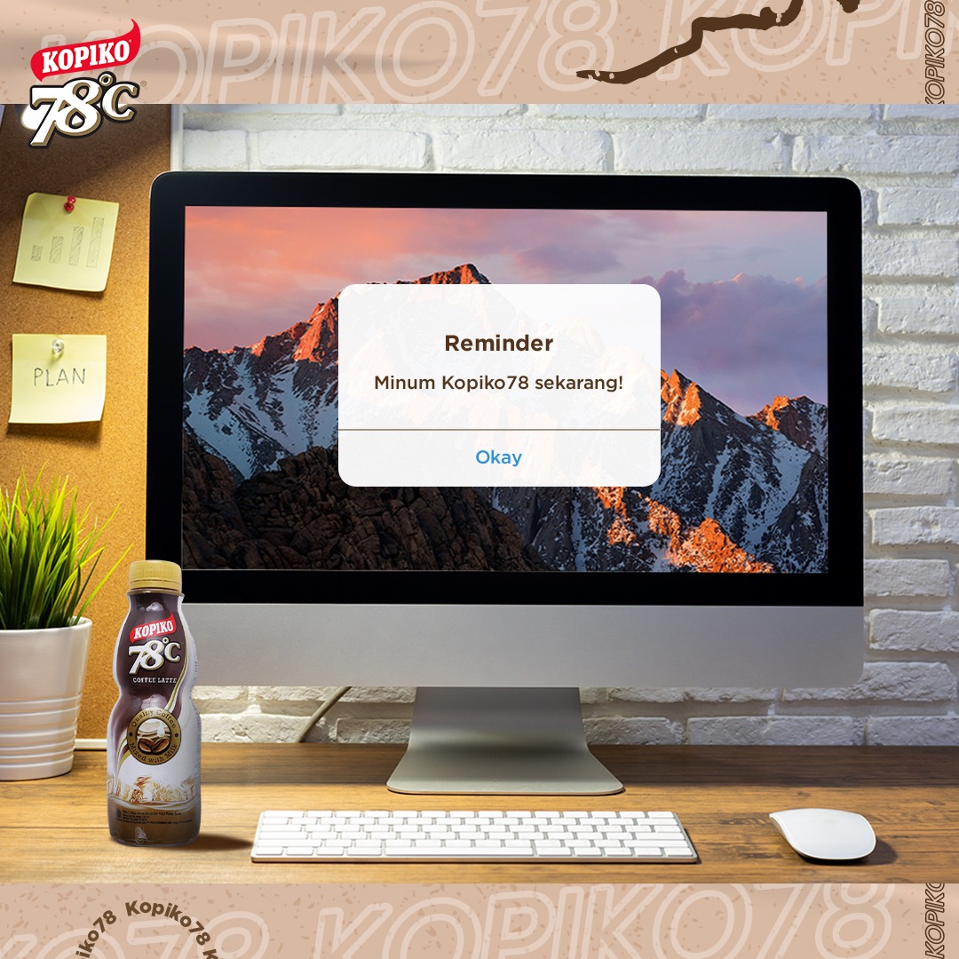 Apapun kegiatannya kalo ngantuk jangan lupa set reminder buat minum Kopiko78. 

Kopi Dingin Nikmat Bikin Melek.

#Kopiko78
#YokMelekYok
#KopiDinginNikmatBikinMelek