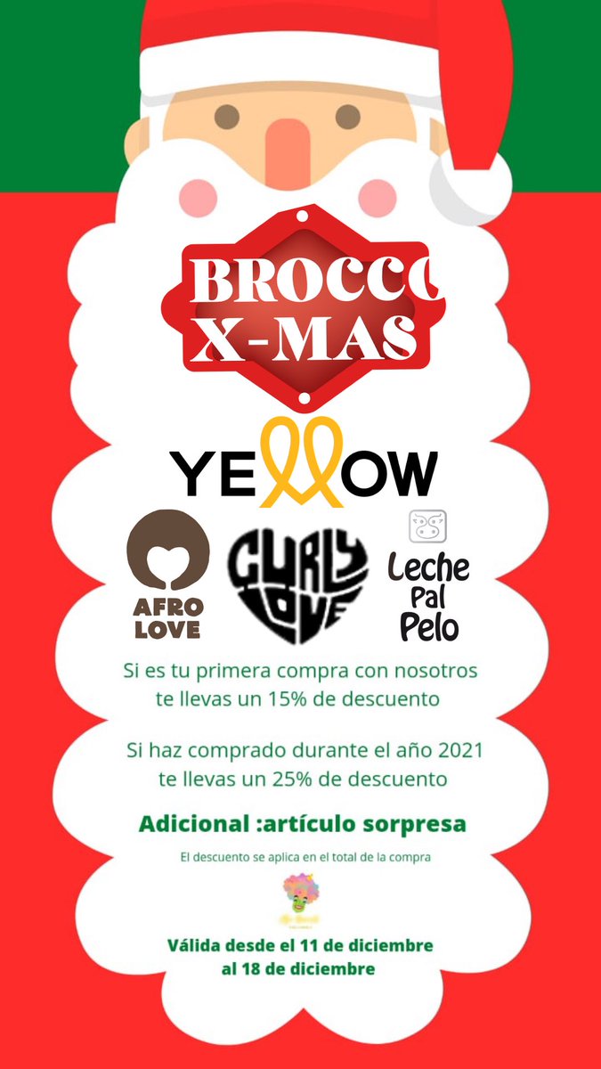 afrobroccoli1's tweet photo. Siguen las promos aquí en @afrobroccoli1 🥰🎄 https://t.co/FhXC3KJIeb