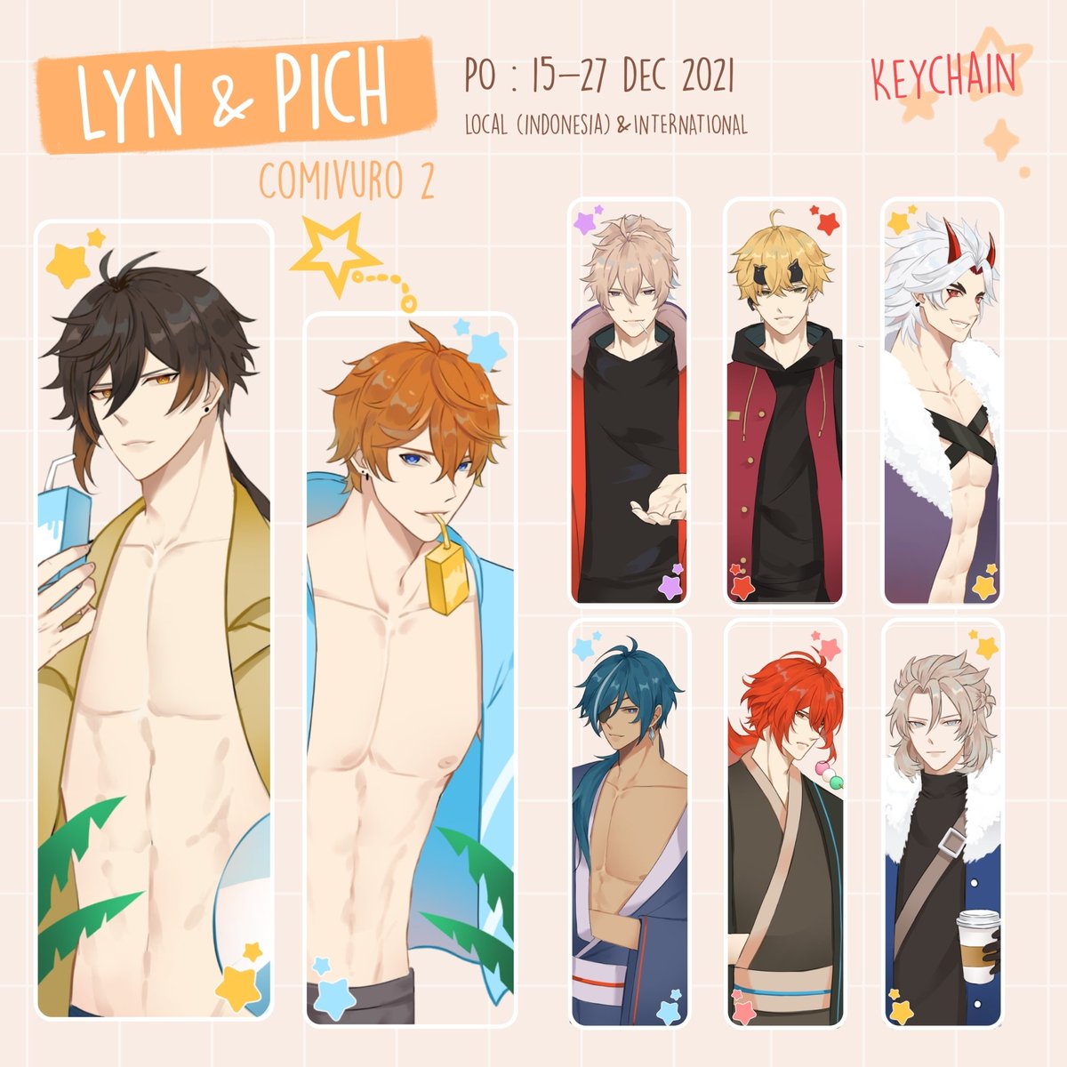 pichiruu's tweet photo. 🌼Comivuro 2 Catalogue 🌼

Hello! So I'll be joining Cfv2! Here's my and @lyneart18 catalogue! (1/4)

Pre order are open till 27th Dec ^^
Also open for international order 

Like and RTs are really appreciated! 💕

#GenshinImapct  #原神 #comivuro #Comivuro2  #comifurovirtual https://t.co/6mk0U0DB5Z