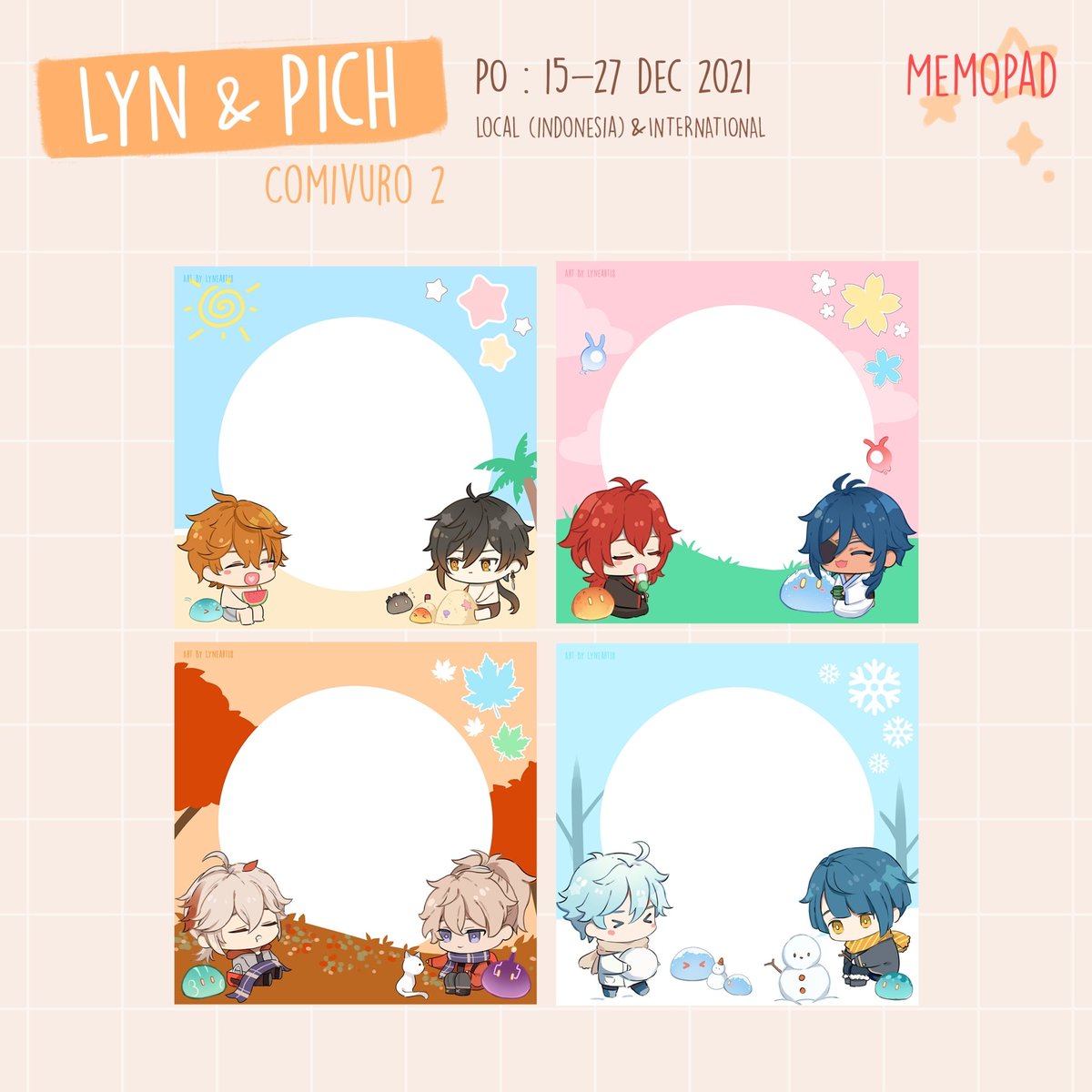 pichiruu's tweet photo. 🌼Comivuro 2 Catalogue 🌼
(3/4)

Plushie! And memopad!

Also the plushie for local only :'( sorry

#GenshinImapct  #原神 #comivuro #Comivuro2  #comifurovirtual https://t.co/mxF9sABmvO