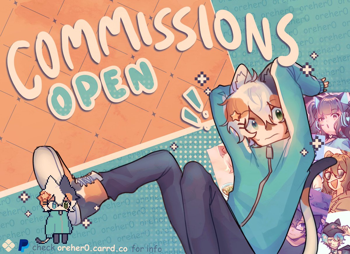 ⭐️🐬 COMMISSIONS OPEN!! 🐬⭐️

- USD and BRL (R$)
- RTs appreciated!! ❤️
- see thread for info 👇