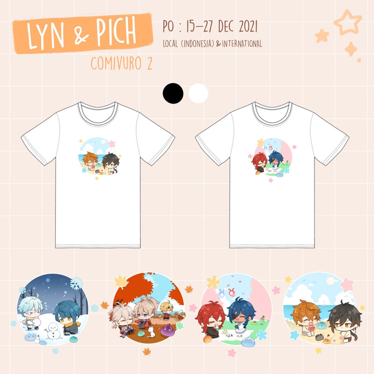 pichiruu's tweet photo. 🌼Comivuro 2 Catalogue 🌼
(2/4)

Pre order are open till 27th Dec ^^
Also open for international order 

Like and RTs are really appreciated! 💕

#GenshinImapct  #原神 #comivuro #Comivuro2  #comifurovirtual https://t.co/vfvNkr6jhz