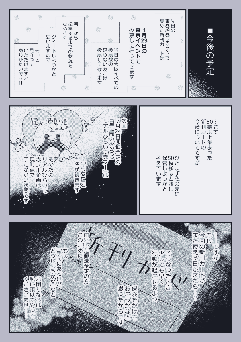 【項目】(2/2)
・大阪イベントで投票したい方②
・今後の予定
・最後に 