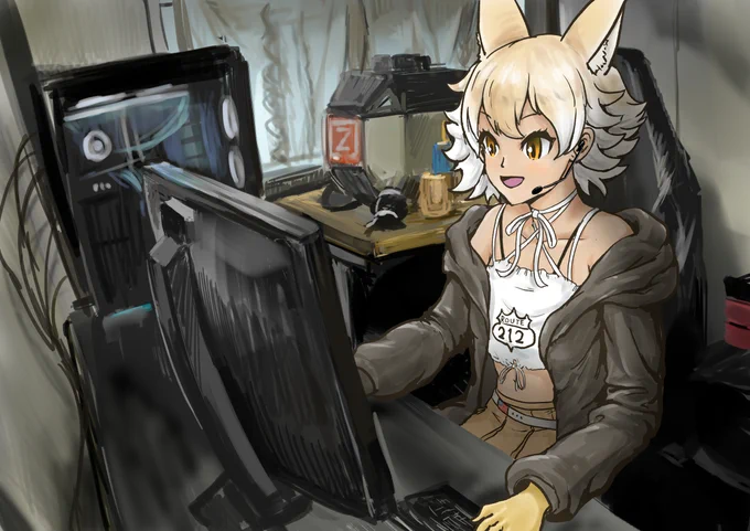 APEXをするコヨーテちゃん(パロディ) 