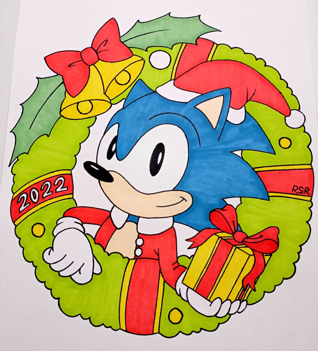 MegamanRsr's tweet photo. Feliz Navidad de parte de Sonic
#sonic #SonicTheHedeghog #dibujos #drawing #Navidad https://t.co/6CmM0i8hON