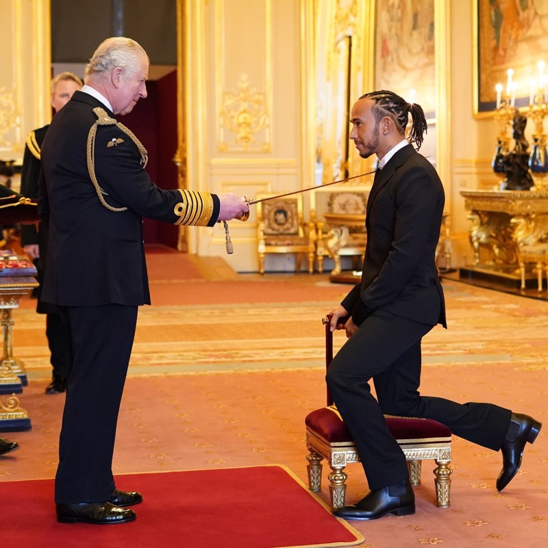SkySportsNews's tweet photo. Sir Lewis Hamilton has been knighted in recognition of a glittering career in #F1.