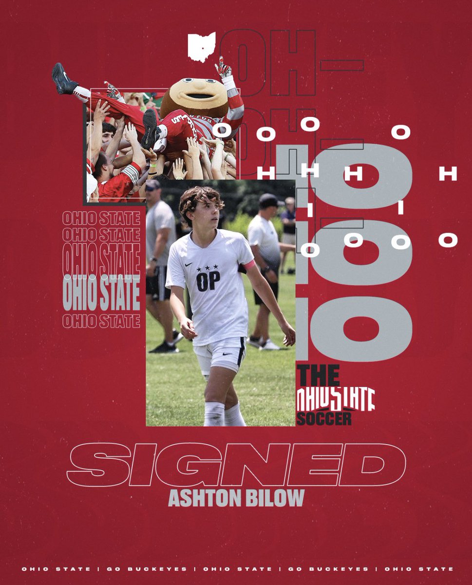 OhioStateMSOC's tweet photo. Buckeye Nation please welcome our third NLI signing for 2022, Ashton Bilow! #gobucks https://t.co/Cp87N46I14