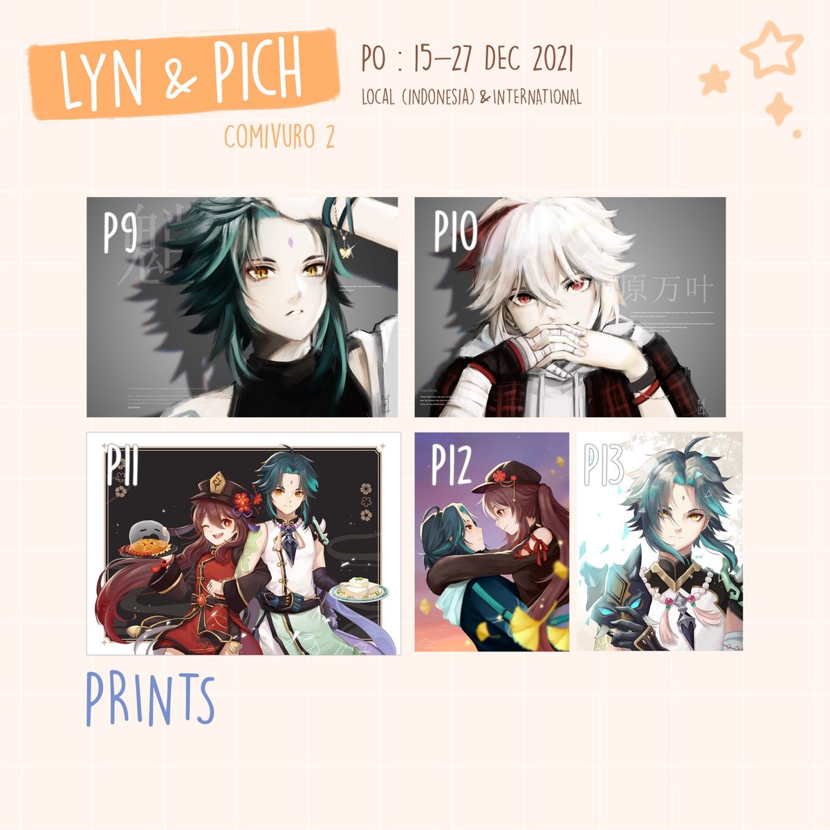 pichiruu's tweet photo. 🌼Comivuro 2 Catalogue 🌼
(4/4)

Like and RTs are really appreciated! 💕

#GenshinImapct  #原神 #comivuro #Comivuro2  #comifurovirtual https://t.co/LK53rPRyPq