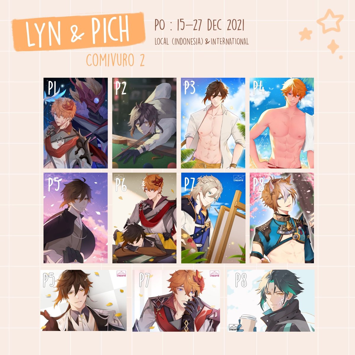 pichiruu's tweet photo. 🌼Comivuro 2 Catalogue 🌼
(4/4)

Like and RTs are really appreciated! 💕

#GenshinImapct  #原神 #comivuro #Comivuro2  #comifurovirtual https://t.co/LK53rPRyPq