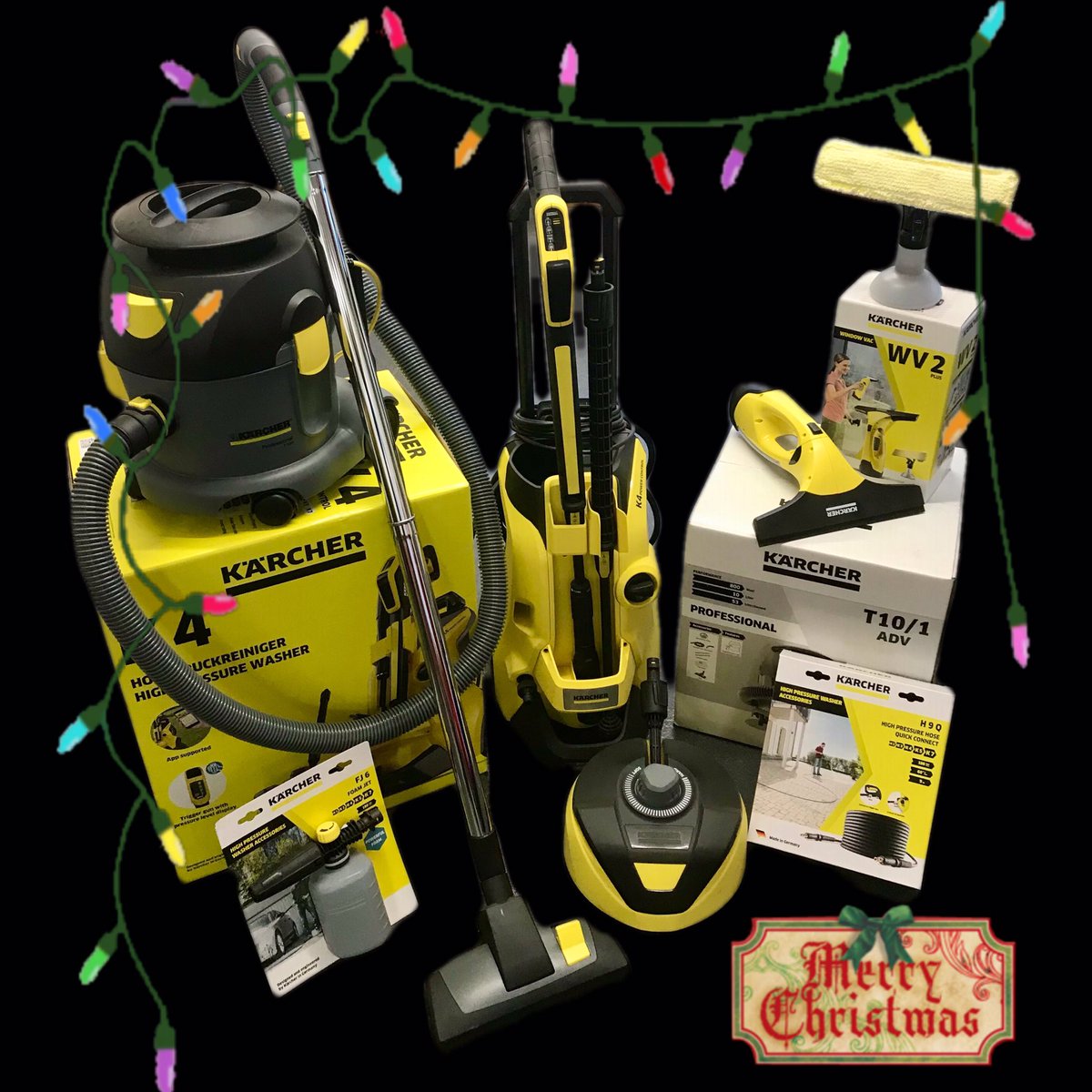 Treat yourself or someone else this Christmas with a Karcher pressure washer, vacuum cleaner or Window vac.
Last few remaining! 🎁🎄🎁🎄 

Las Plant Ltd
☎️01463 235545