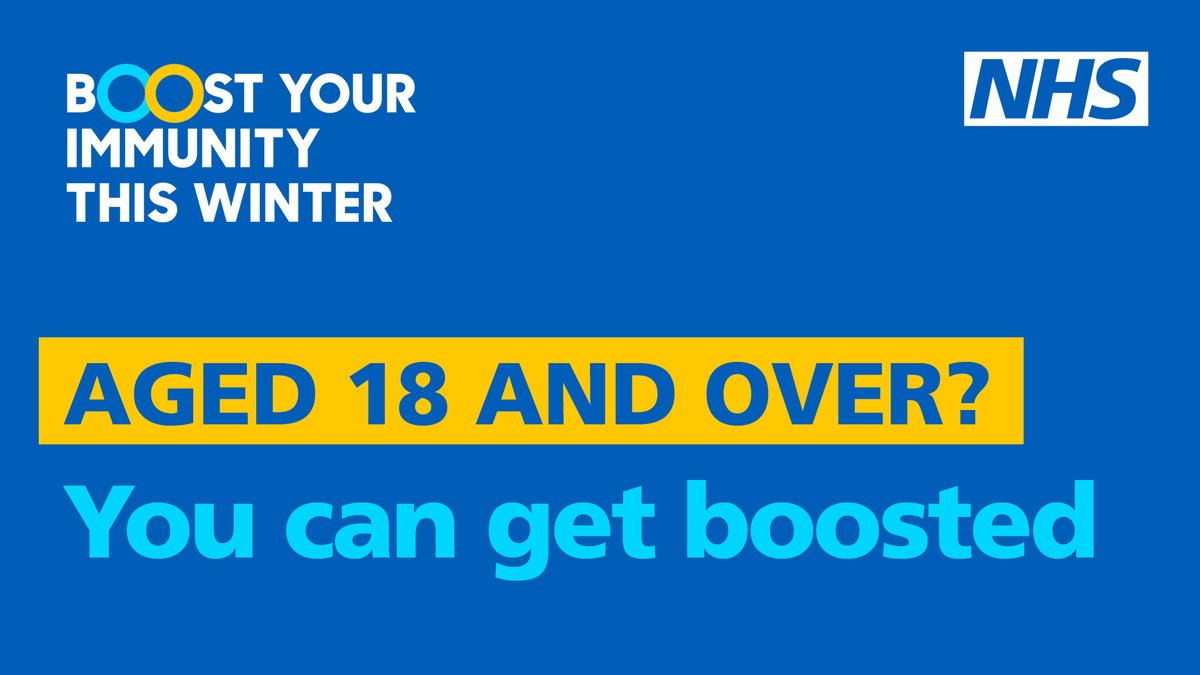 If you're 18 or over and had your second dose over 3 months ago, you can now get your COVID-19 booster at a local walk-in clinic.

Demand may be high today so if wait times are long, try again tomorrow.

More info: northcentrallondonccg.nhs.uk/my-health/covi…