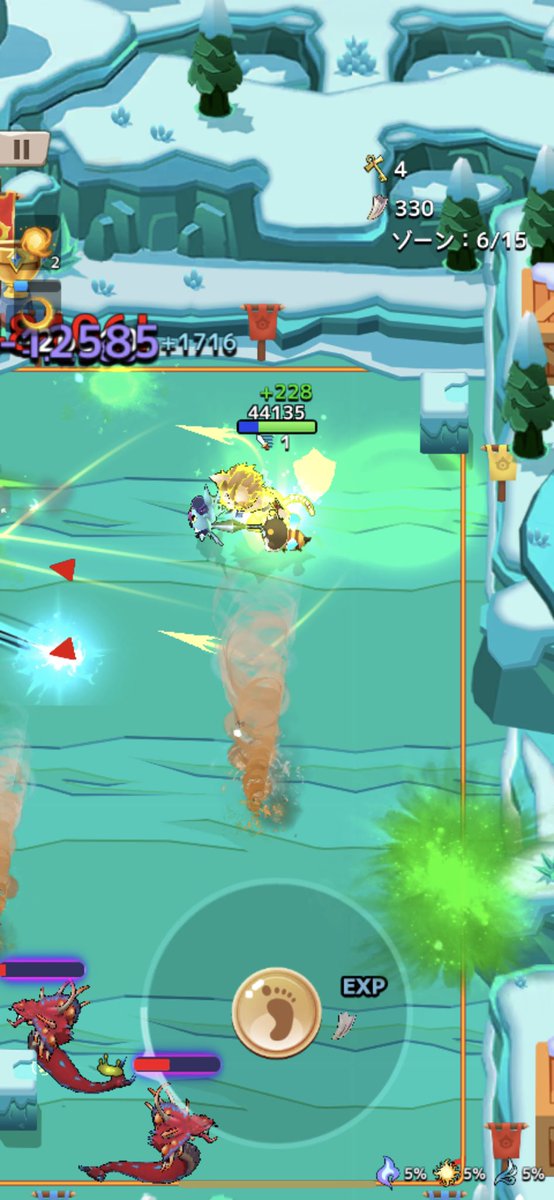 1枚目、ボスの蝶型の弾、エフェクト重なったら見えません！

2枚目、敵の攻撃の赤い丸の目標指定、範囲外に出てもダメージもらう、爆発してるから範囲外にも効果あるって？
分かるか、そんなもん！

3枚目、毒や設置型爆弾みたいな攻撃、効果が残りすぎ！

#ケイブシューター  #CaveShooter