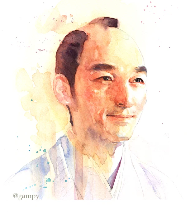 2021年もあと半月。今年描いた絵をいくつか再掲してみます～。ドラマ編。#青天を衝け 