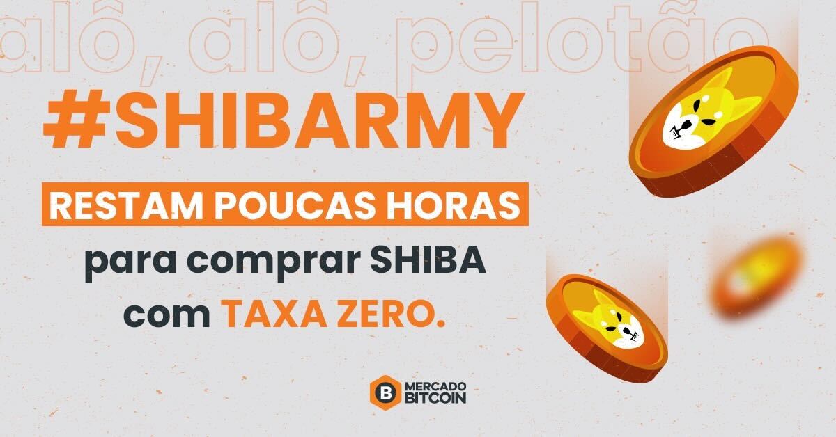Atenção #Shibarmy! Últimos minutos para comprar $Shiba com TAXA ZERO! Até às 10:00!