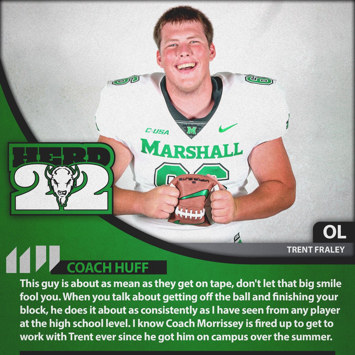 Welcome to the Herd Family, <a href="/fraley_trent/">Trent Fraley</a>!

#TrustTheProce22 | #NSD22 | #GoHerd