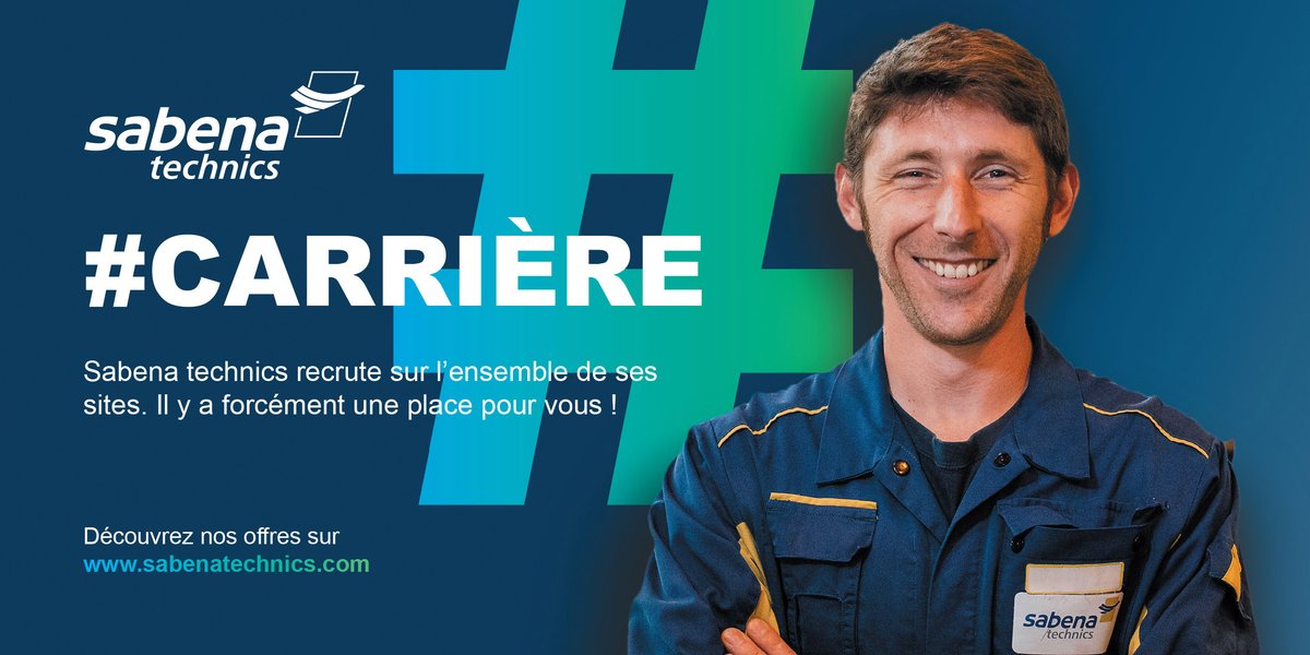 SabenaTechnics (@sabenatechnics) on Twitter photo 🛫 Rejoignez l'aventure 🛫
Nous recrutons nos futurs talents!
Découvrez dès à présent plus de 70 offres d'emploi sur l'ensemble de nos sites.
N'attendez plus 👉 lnkd.in/e3rSSj6t
#job #aviation #mro #aeronautique #carrière 🛫 Rejoignez l'aventure 🛫
Nous recrutons nos futurs talents!
Découvrez dès à présent plus de 70 offres d'emploi sur l'ensemble de nos sites.
N'attendez plus 👉 lnkd.in/e3rSSj6t
#job #aviation #mro #aeronautique #carrière