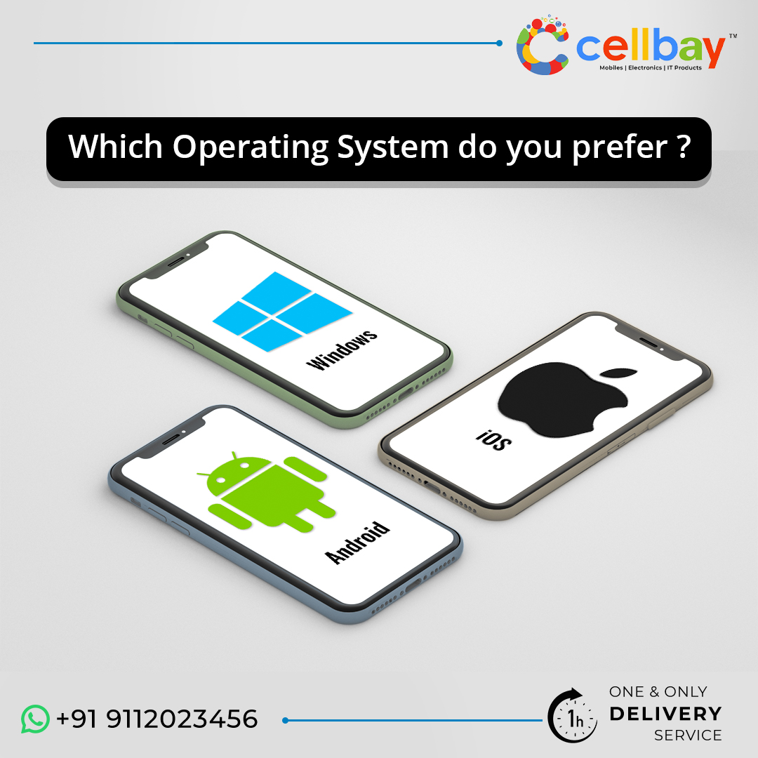 cellbay_mobiles's tweet photo. Android, Windows, or iOS

Which OS do you prefer the most?

And Why?

Comment your answers.

#Cellbay #CellbayMobiles #1hourdelivery #smartphone #IndianMobiles #anorid #mobiles #Hyderabad https://t.co/dFCurxi1qv