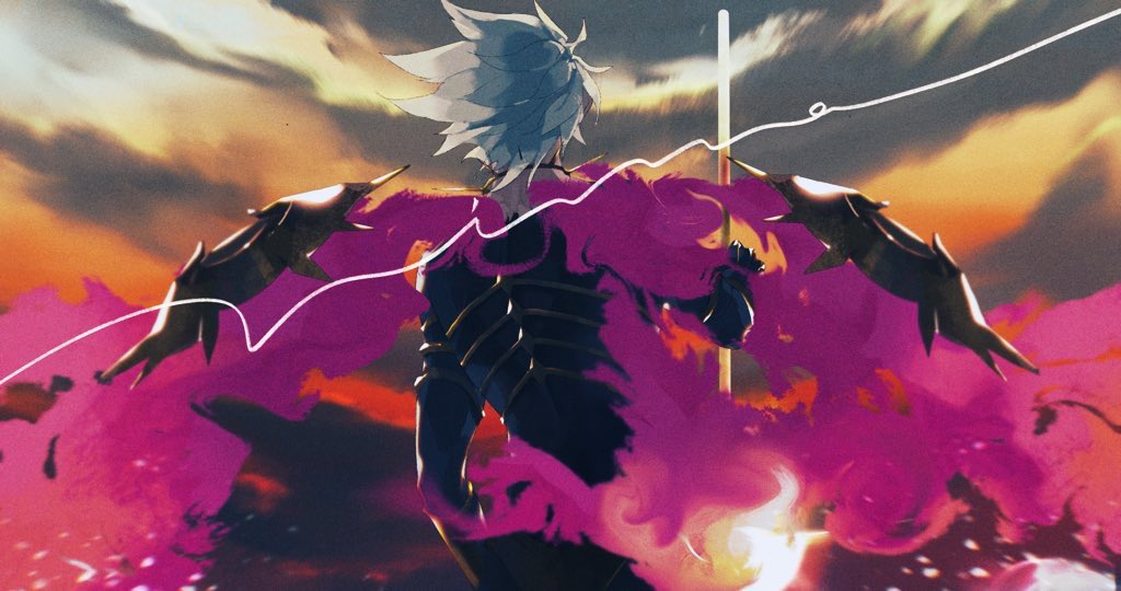 アルベド(原神) 「前半と後半で気に入ってる絵
 #2021年自分が選ぶ今年の4枚 」|nima𓅪5/3超神の叡智のイラスト