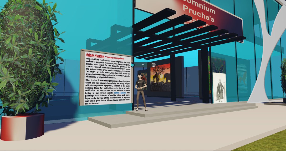 0xteleport's tweet photo. #MetaverseDiscovery
Somnium Prucha's Gallery
SOPRG creates and operates the Art Gallery in the VR Somnium Space. Currently exhibiting Adam Houลกka and Katerina Pojarova.
by @soprg_somnium
in @SomniumSpace
tp https://t.co/h81GNvNfAR
#Metaverse https://t.co/JYNGH4Hlod