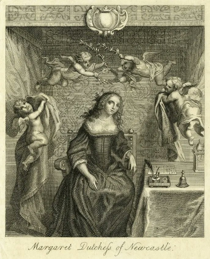 PublicDomainRev's tweet photo. Margaret Cavendish, one of the first women writers to publish under her own name, died #onthisday in 1673. Read about her proto-sci-fi fantasy The Blazing World, and what it can teach us about empire, gender + imagination in the seventeenth century: https://t.co/sXJtuHnFTJ #OTD https://t.co/0nxIuvIjt2