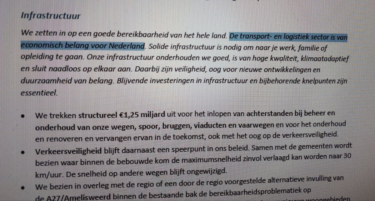 Druk bezig met het analyseren van het coalitieakkoord. Eén ding heeft de coalitie in ieder geval goed begrepen 👇