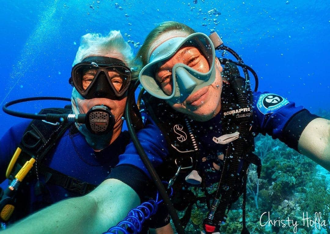 Diving is a leap of faith plus gravity