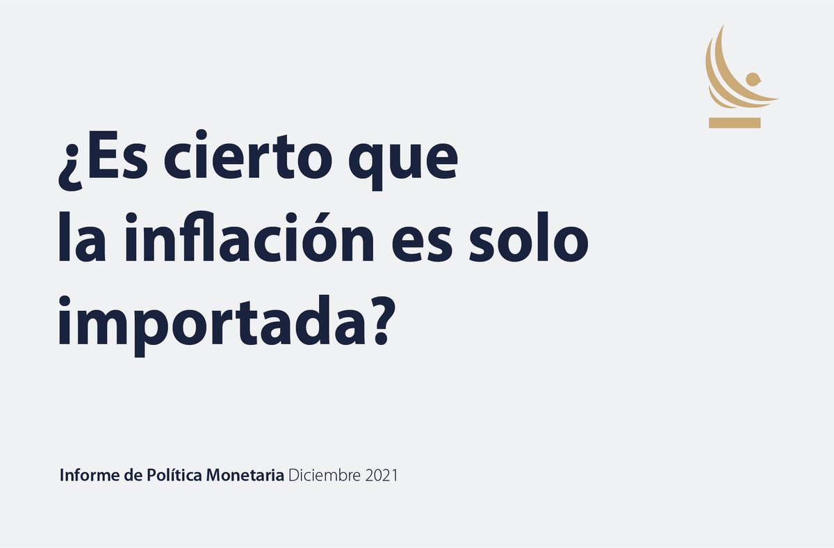 bcentralchile's tweet photo. La causa principal del aumento de la inflación es el dinamismo de la demanda interna. El Banco Central de Chile lo explica en su #IPoM de diciembre 2021. Link al documento: https://t.co/Z0v3oCmBfX https://t.co/ZkuZNYlWin