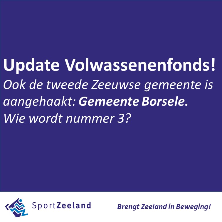 SportZeeland (@sportzeeland) on Twitter photo Naast de gemeente Kapelle is nu ook <a href="/gemeenteborsele/">Gemeente Borsele</a> aangehaakt bij het Volwassenenfonds Sport & Cultuur per 01 januari 2022! ๐๐
Wie zal nummer 3๏ธโฃ worden? Naast de gemeente Kapelle is nu ook <a href="/gemeenteborsele/">Gemeente Borsele</a> aangehaakt bij het Volwassenenfonds Sport & Cultuur per 01 januari 2022! ๐๐
Wie zal nummer 3๏ธโฃ worden?