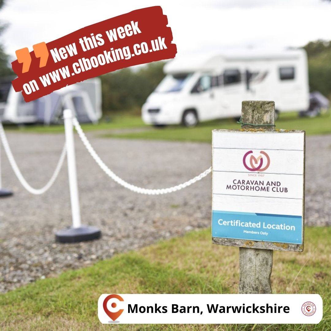 Monks Barn CL in Warwickshire is within easy reach of Stratford, Royal Shakespeare Theatre, Warwick and the Cotswolds and numerous National Trust properties and Historical Sites and Gardens.  EHU. Some hard standings are available.  clbooking.co.uk/property/1327