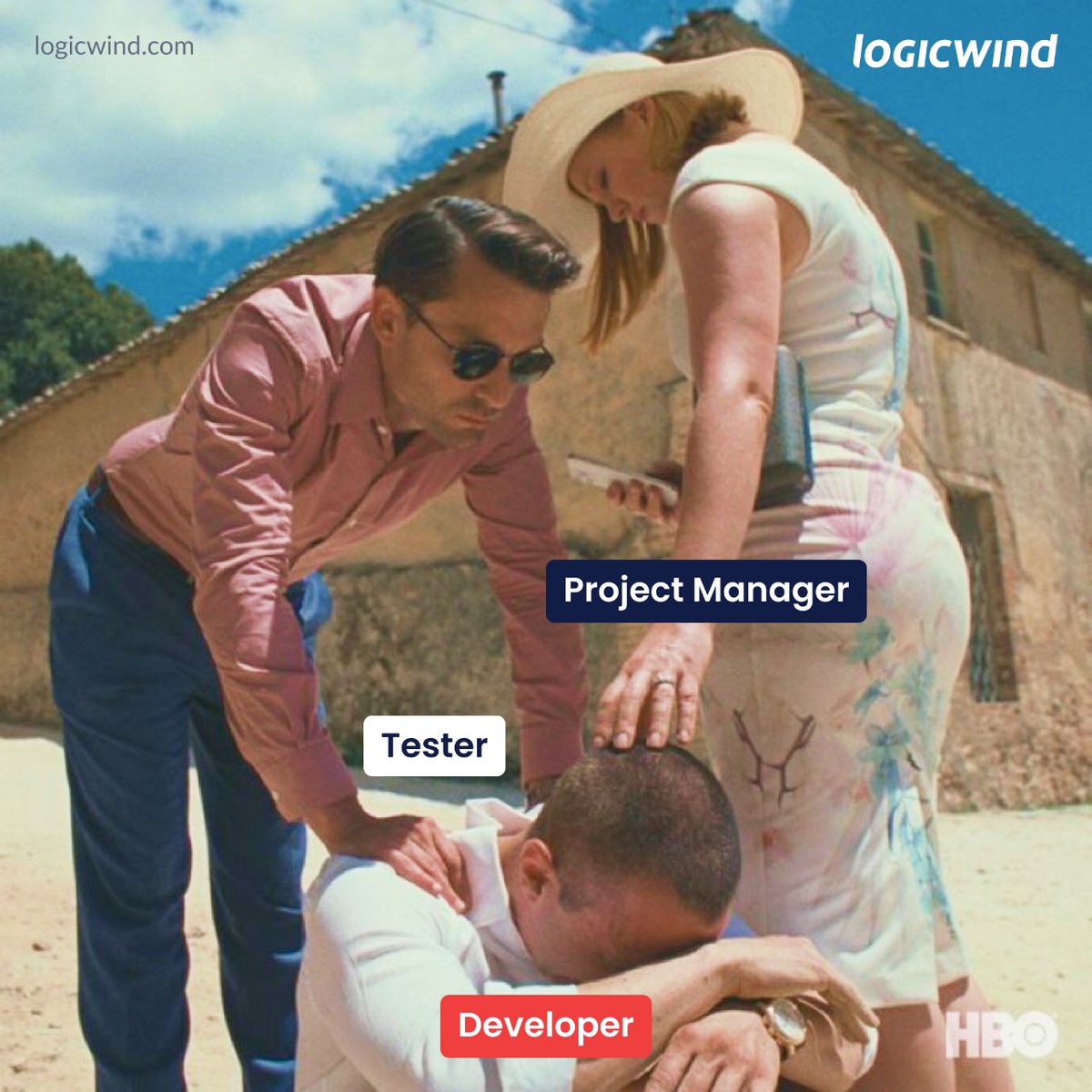 logicwind's tweet image. Succession ft. Development Company 😆
Credit: Succession | HBO
#Logicwind #successionhbo #momentmarketing #mememarketing #surat #ahmedabad