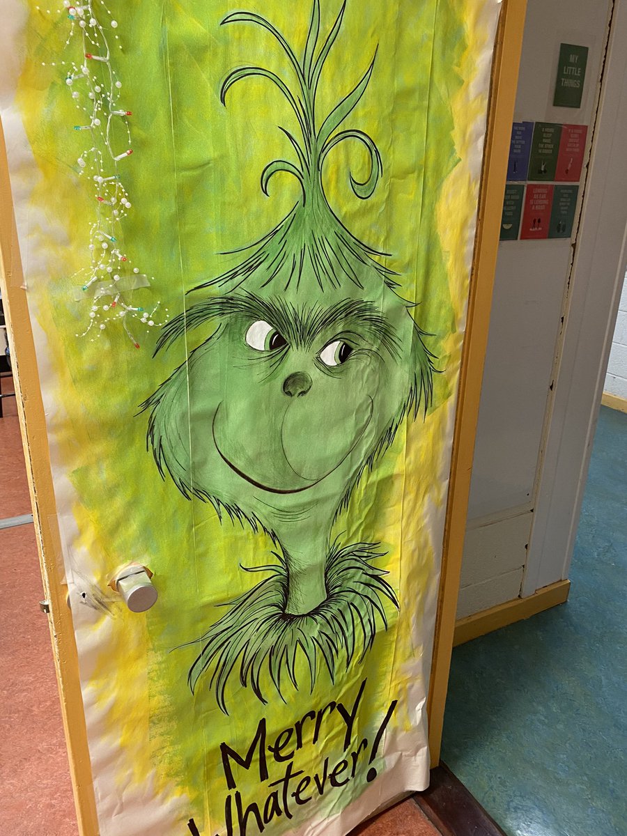 Christmas cheer is everywhere thanks to the teachers and students who are determined to fill the school with #christmasvibes