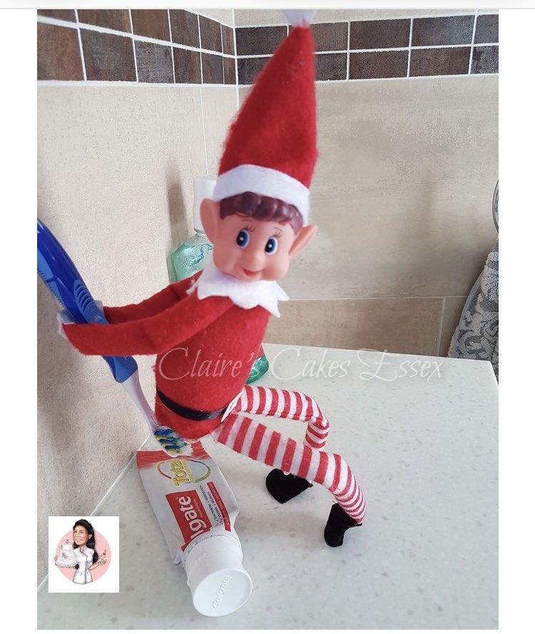 I’m never brushing my teeth again 🤣#naughtyelf #elfontheshelf #elf #toothbrush #toothpaste <a href="/ColgateUK/">Colgate UK</a>