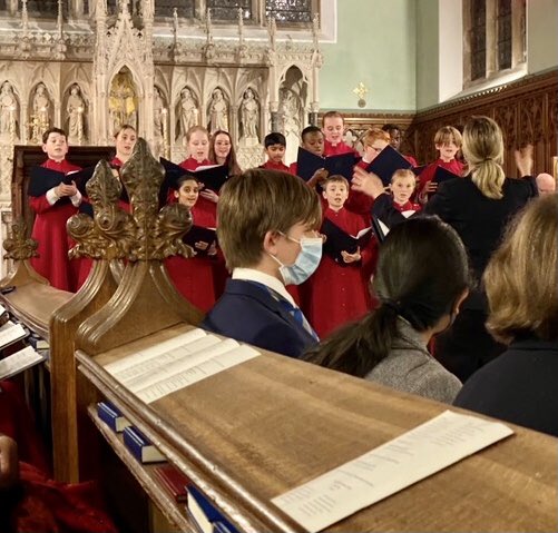 SECMusicSchool's tweet photo. Wonderful singing from the choir and congregation in the Carol Services last week. The choir loved singing @BrittenOfficial @Will_Todd_Music @philipstopford @johnmrutter @bobchilcott and of course, the College Carol, Adeste Fideles #Carols #Choir #Christmas https://t.co/zOlZDDp71s