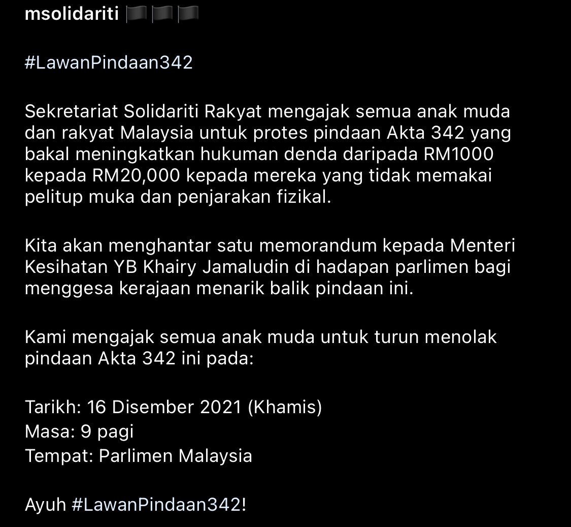 #LawanPindaan342 Esok!