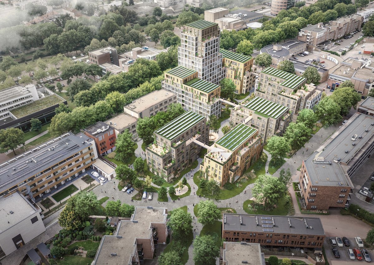 Plan Linck van @inspiringspace is als winnaar uit de bus gekomen van de prijsvraag die de <a href="/gemeenteoss/">Gemeente Oss</a> had uitgeschreven voor de nieuwe invulling van de Raadhuislaan Noord. Het plan kreeg steun van de selectiecommissie en bewonerspanel. Lees verder op bit.ly/3dVhDgY