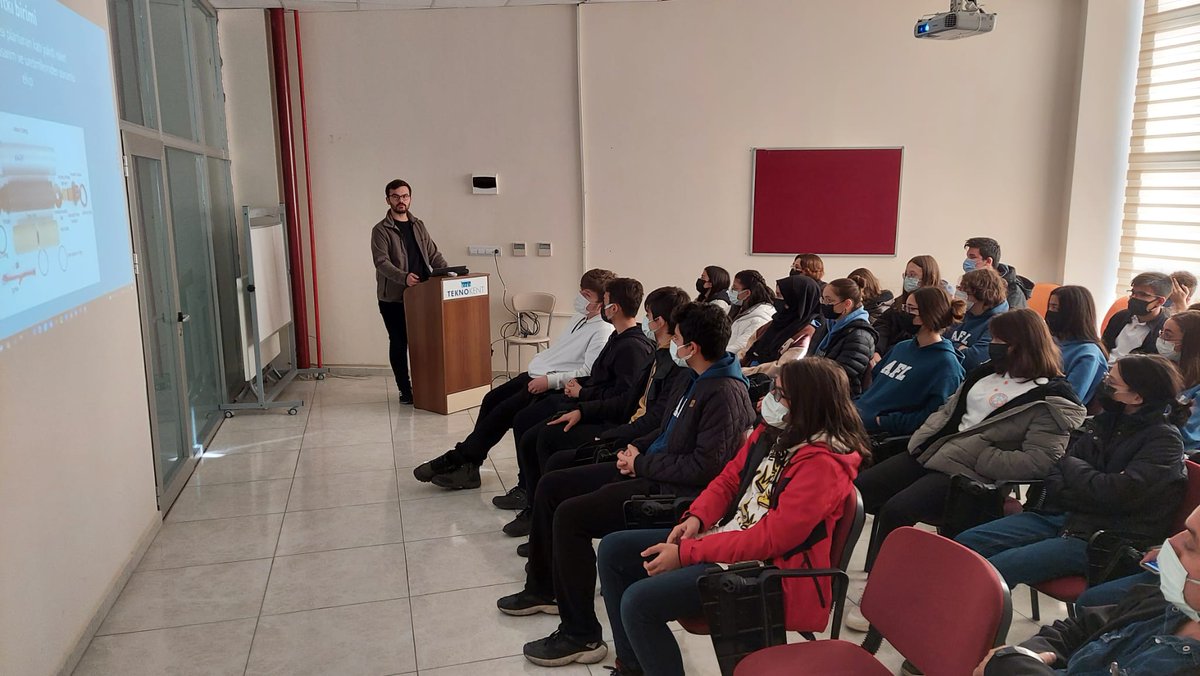 AYDEM Fen Lisesi öğrenci ve öğretmenleri Pamukkale Teknokent'i ziyaret etti.
Düzenlenen etkinlikte Teknokent, inovasyon, ar-ge ve patent kavramlarından bahsettik. Teknofest birincilerinden <a href="/hazartakimi/">Hazar Takımı</a> sunumuyla programımızı tamamladık. <a href="/PauTeknokent/">Pamukkale Teknokent</a> <a href="/pautto/">Pamukkale TTO</a> #AydemFenLisesi