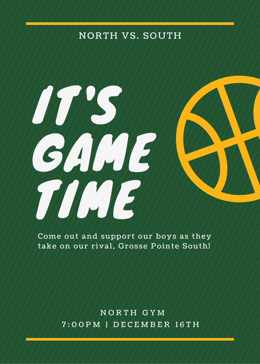 Coming in on a 2 game win streak, our varsity team battles it out with Grosse Pointe South Tomorrow night! #BEATSOUTH