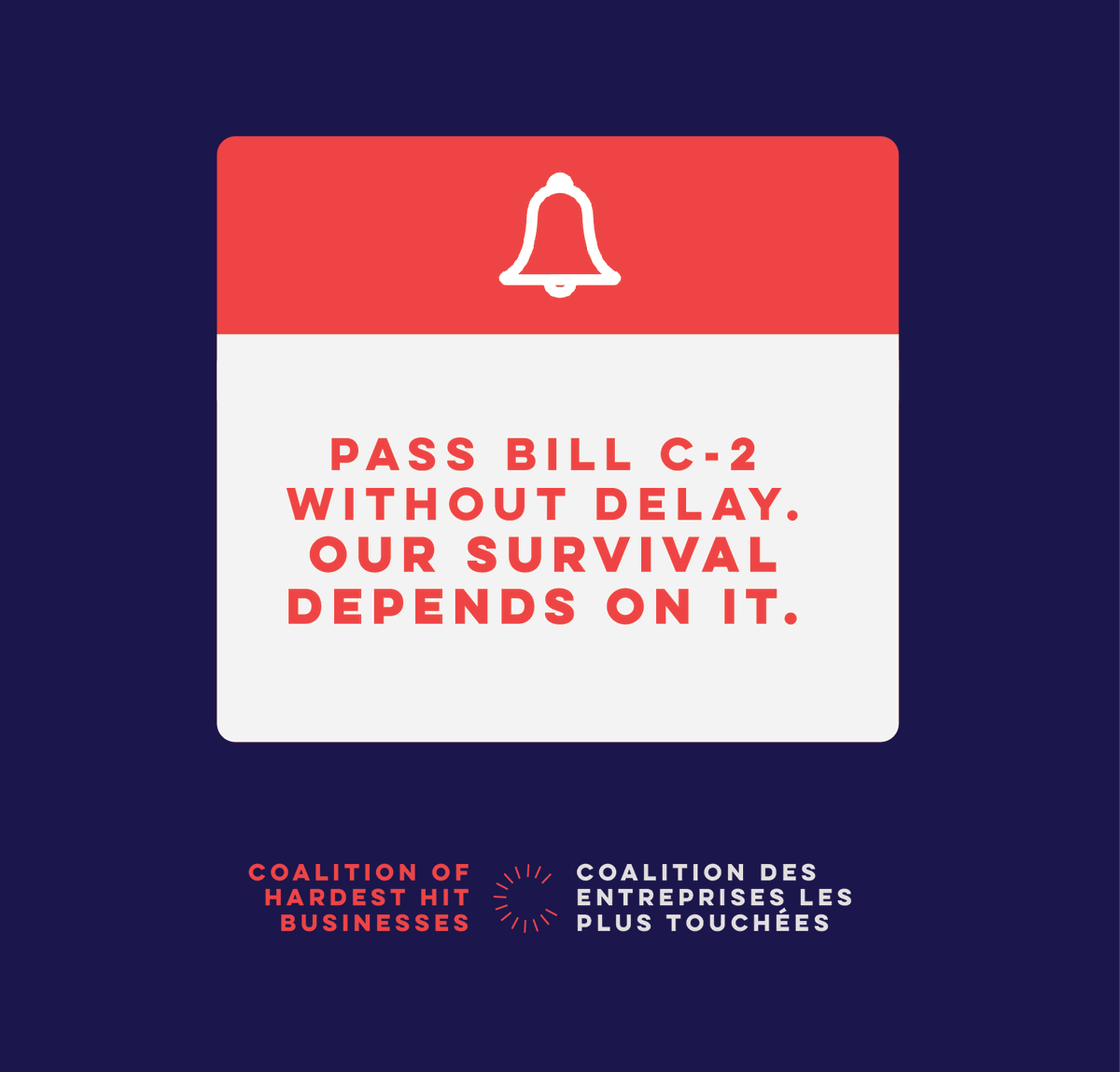 caemevents's tweet image. We have lost 20 months of business and we are at a breaking point. Thousands of businesses and jobs are in peril. CAEM urges all MPs to vote in favour of Bill #C2 and pass it without delay – our survival depends on it. #hardesthit #caemevents #exhibitionsmeanbusiness