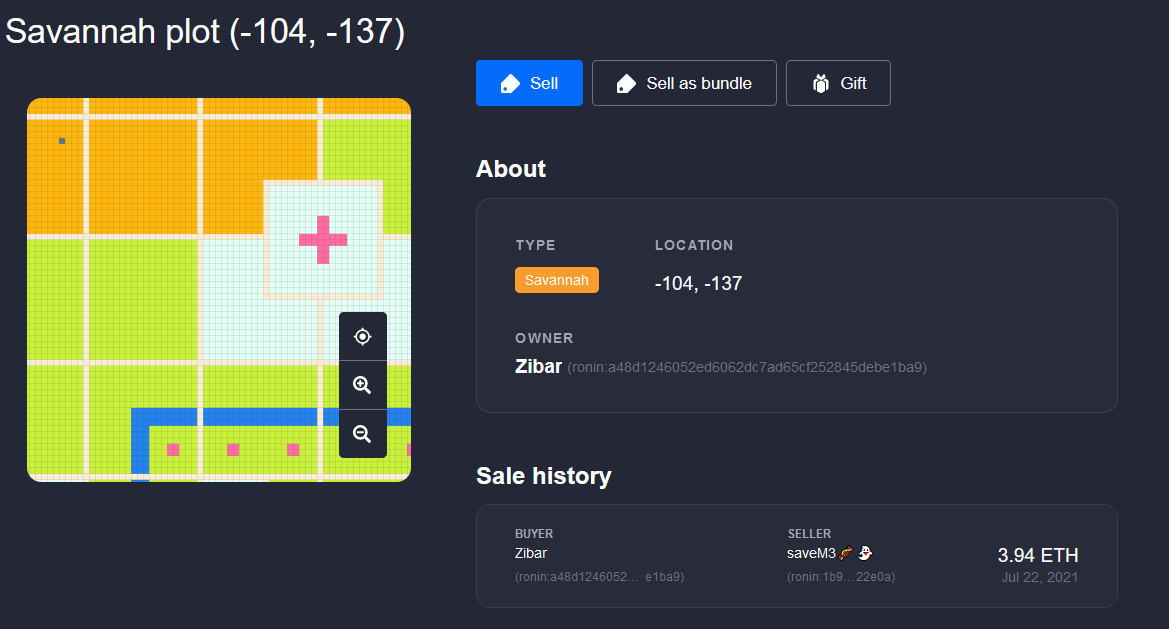 JCtechfuture's tweet photo. Who else is excited at the prospect of #landgameplay in @AxieInfinity because the entire | E F U | Guild of #CalmGrinders and I certainly are.  Here's the first digital real estate our guild owns and everyone will share in a portion of the revenues.

Exciting times indeed. https://t.co/92v22y4MKn