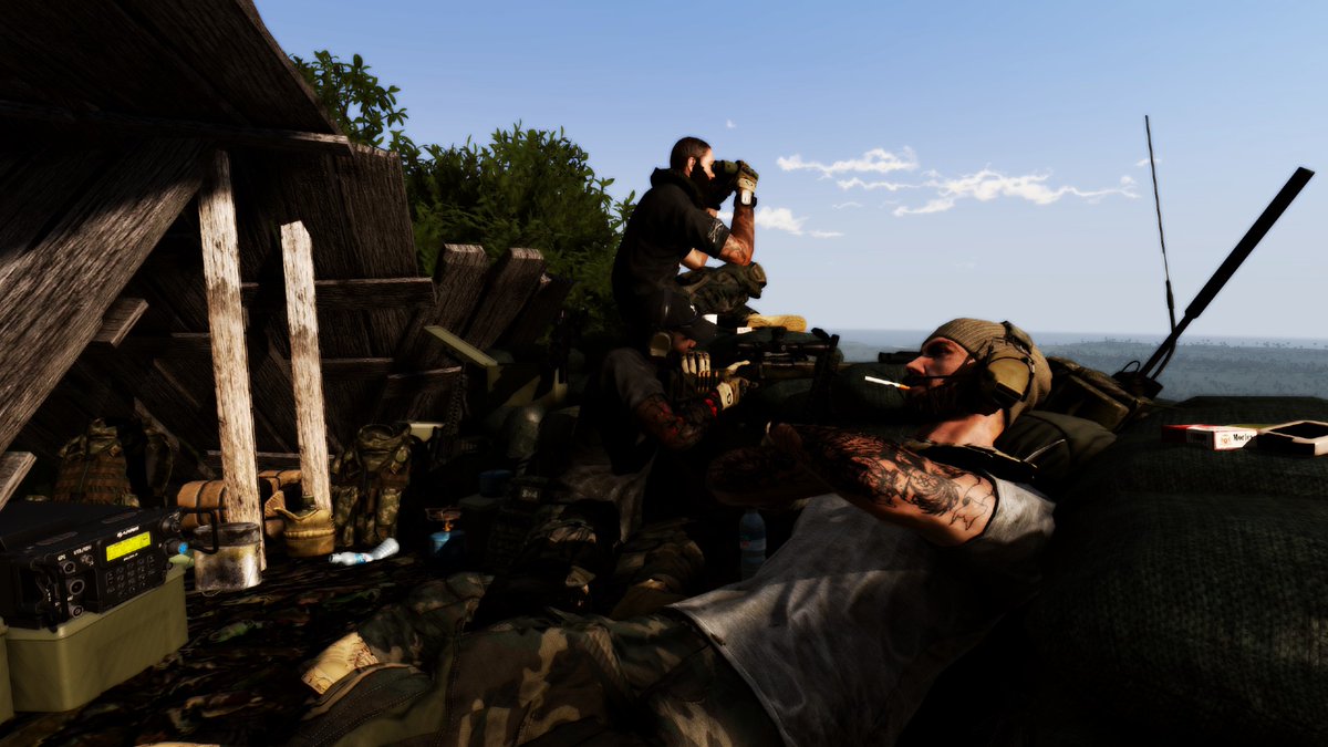 "Big Brother is watching you."
Small recon detachment of the 3rd Inf. Reg. of the Livonian Foreign Legion
#arma3
#makearmanotwar