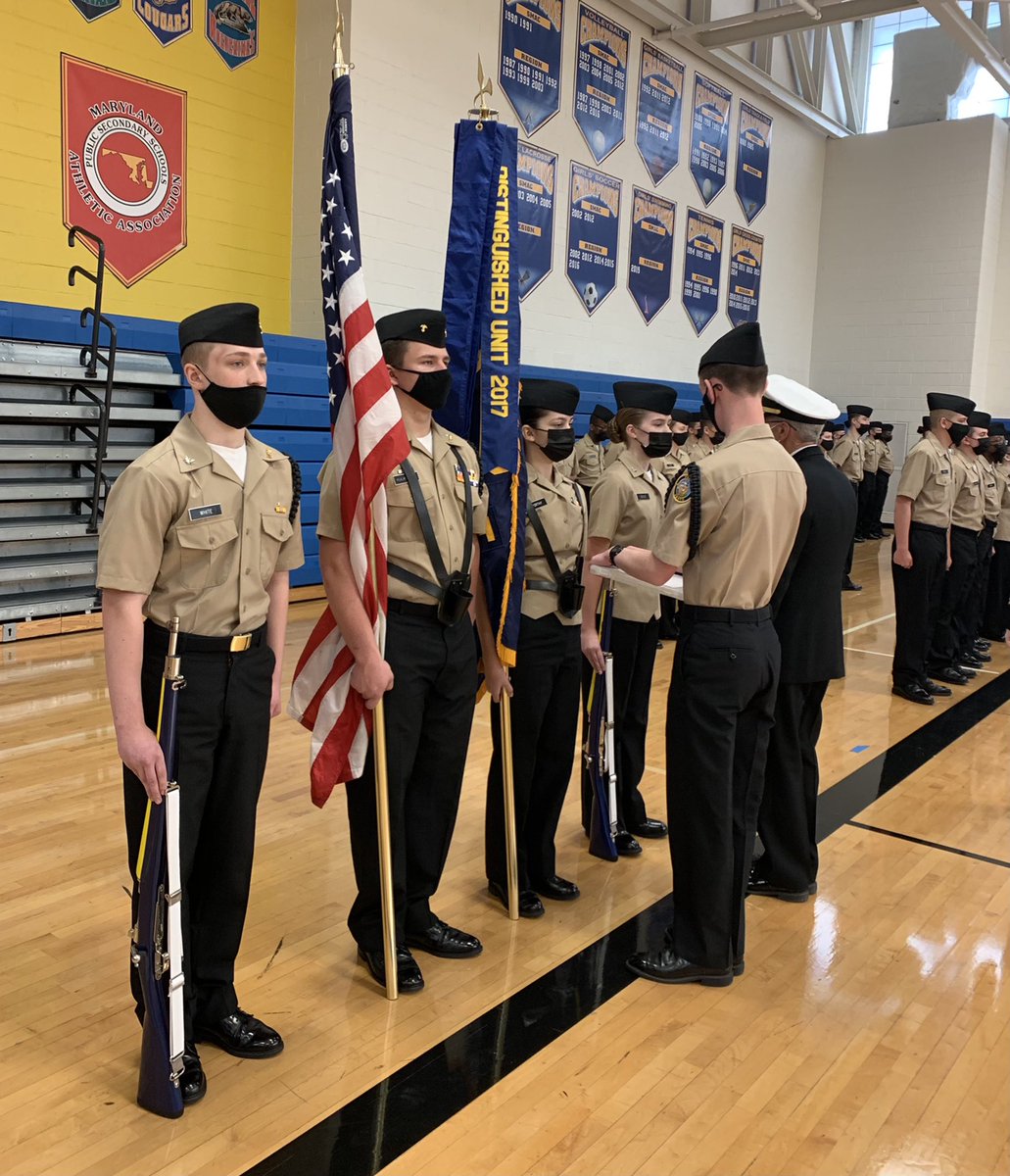 THECalvertHigh's tweet photo. Our NJROTC students are representing well at this year’s AMI. Excellent work, cadets! https://t.co/rJIYh9aTGl
