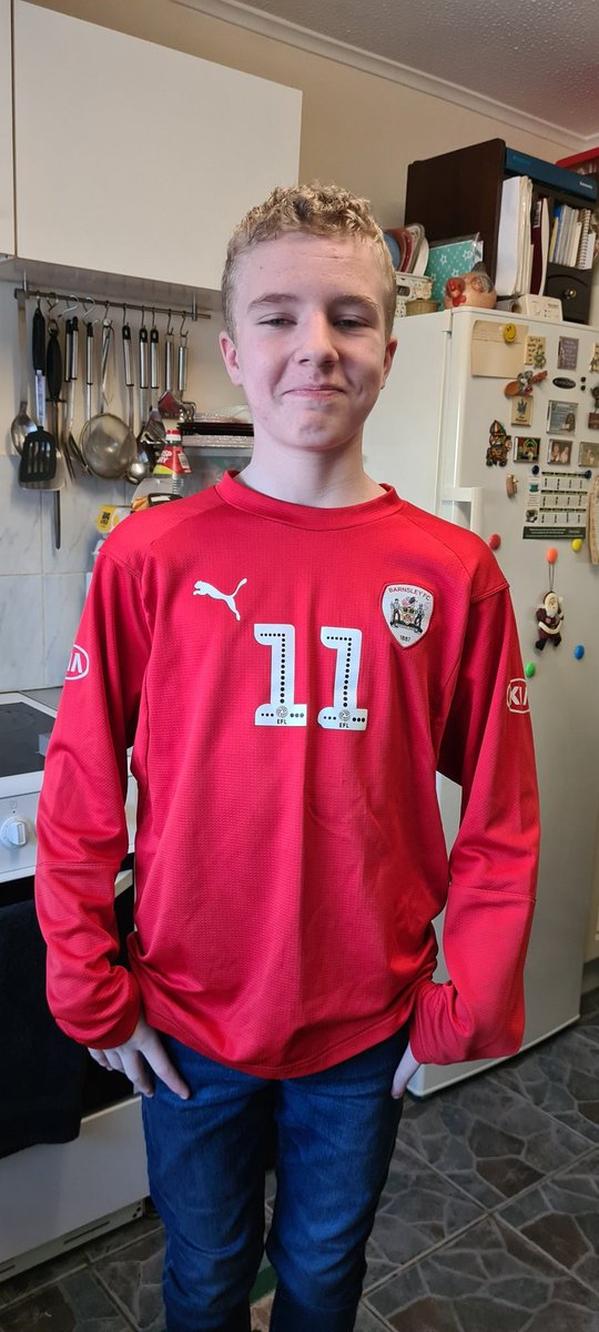 DaveCoachDriver's tweet photo. Within 24 hours of my son being with me he's got the shirt on!

@BarnsleyFC https://t.co/XNCl1lL193