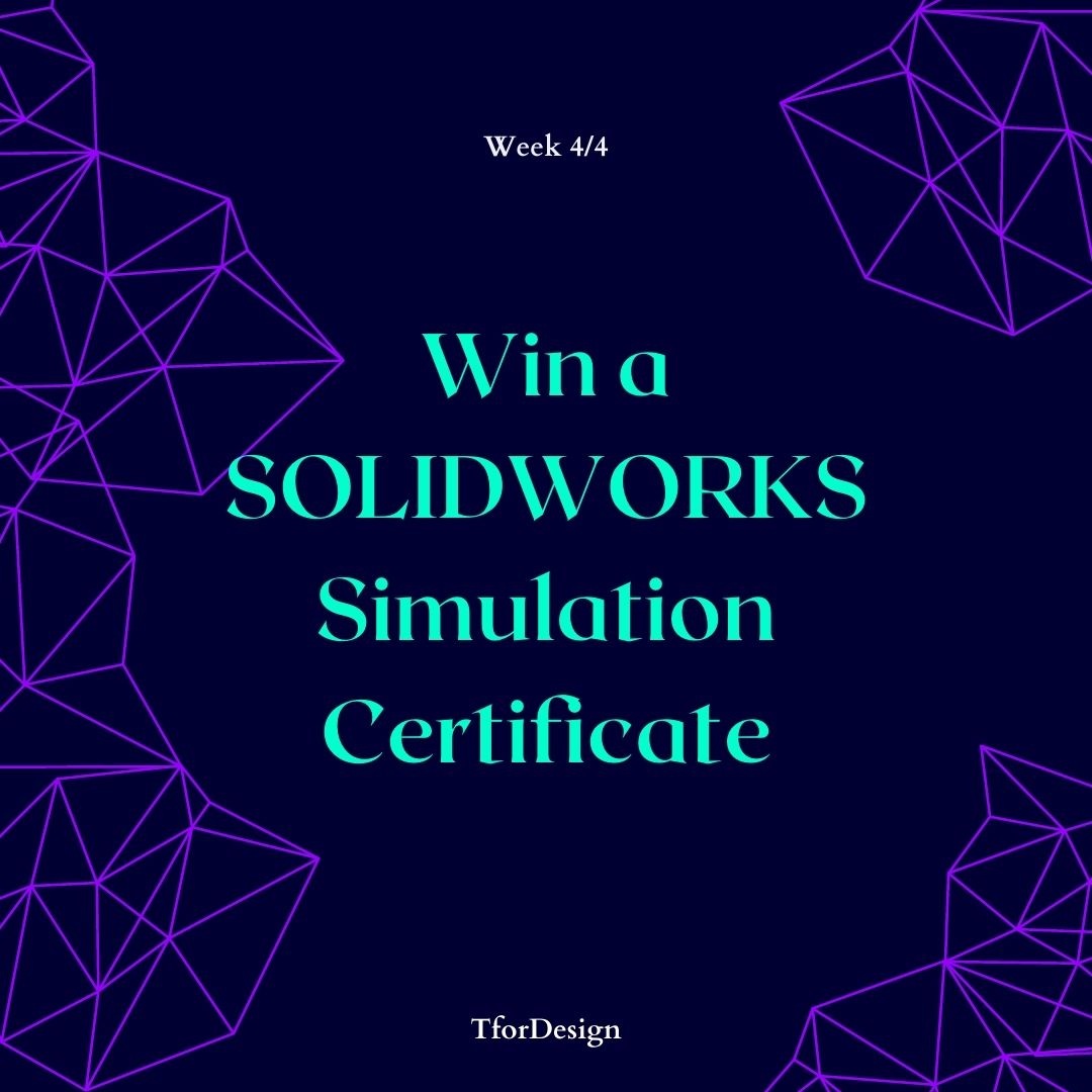 TforDesign's tweet image. 𝐇𝐨𝐰 𝐈𝐦𝐩𝐨𝐫𝐭𝐚𝐧𝐭 𝐚𝐫𝐞 𝐅𝐄𝐀 𝐬𝐢𝐦𝐮𝐥𝐚𝐭𝐢𝐨𝐧𝐬 𝐭𝐨 𝐲𝐨𝐮𝐫 𝐰𝐨𝐫𝐤/𝐬𝐭𝐮𝐝𝐲?

Share your thoughts and win an official SOLIDWORKS Simulation certificate, trainings, and more. Join here: loom.ly/FEaWT6o

u in? 

#SOLIDWORKS #TforDesign #FEASimulation