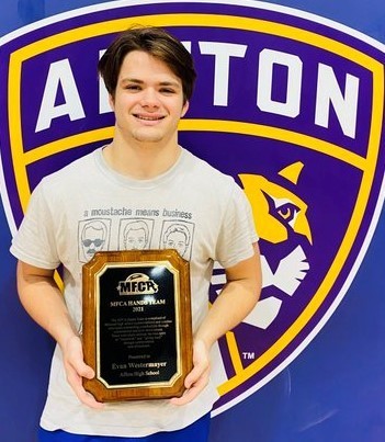 AfftonHS's tweet photo. Congratulations Evan (Cole) Westermayer for earning @MOFBCA 2021 All-State Hands Team, “Character is doing the right thing when nobody is looking”  Cole was the only one in the St. Louis Area to receive this award. We are so proud of you Cole! https://t.co/nm4H3MXtgU