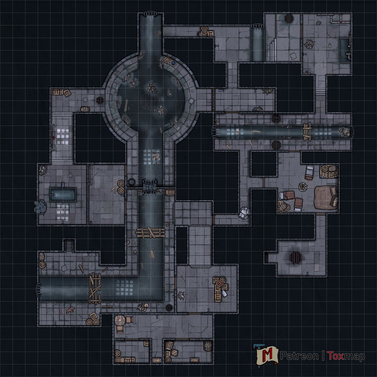 ToxMap's tweet photo. Sewage (30x30)
https://t.co/sKG6x9LCfy
#dnd #dungeonsanddragons #dnd5e #5e #ttrpg #toxmap #tabletopgames #tabletoprpg #rpg #tabletop #tabletopgaming #fantasy #roleplay #d20 #roleplaying #dndart https://t.co/0ibvyz6MwT