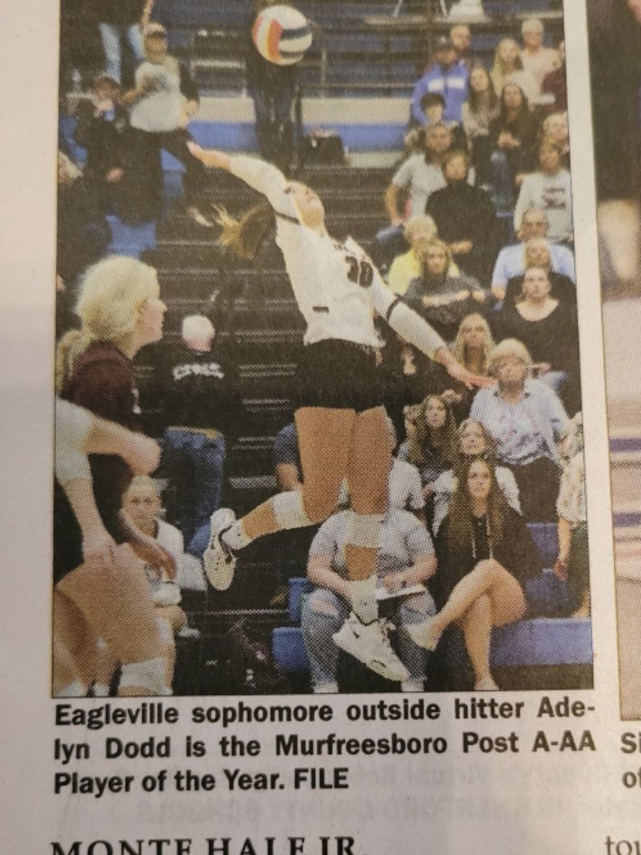 AmberSawyer80's tweet photo. WOW! Check it out! Eagleville’s Addie Dodd is player of the year! Hannah Hailey and Katelyn Roberts made the all county team! So proud of you girls!💪🏻🦅🏐 @eaglevilleath @Tim_PedigoEAG @EAGbrownj @EagleVolley @hannahhaileyy https://t.co/E5HP9FitkT